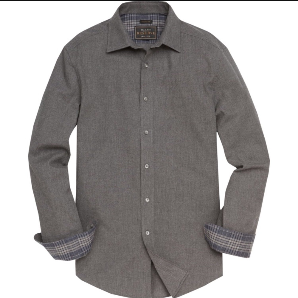 Grey Button-down Shirt